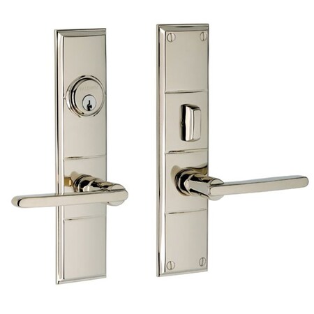 Baldwin Entry Handlesets Lifetime Bright Nickel 6973.055.ENTR